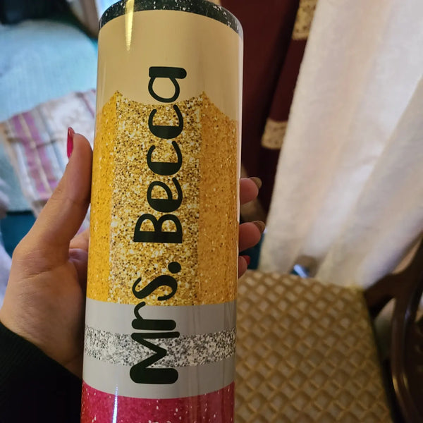 Pencil 20oz tumbler